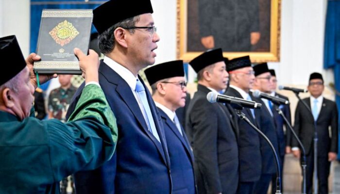 Reshuffle Kabinet, Prabowo Lantik 4 Menteri dan 1 Wakil Menteri