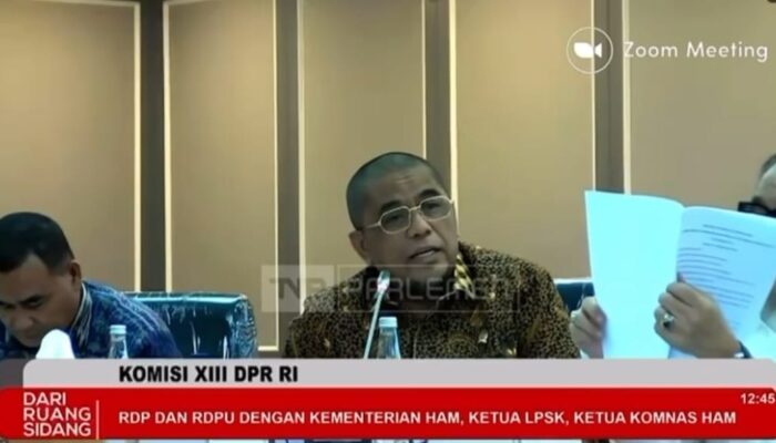 Anggota Komisi XIII DPR RI Fraksi PAN, Arisal Aziz : Meminta Pemerintah Membatalkan Relokasi Warga di Kawasan TNTN Provinsi Riau