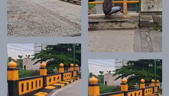 Sambut HUT Rohil ke-26, Dinas PUTR Lakukan Pemeliharaan 13 Jembatan dan Box Culvert di Kecamatan Bangko