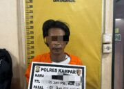 Ayah Tiri Cabuli Anak di Bawah Umur Selama 7 Tahun, Pelaku Ditangkap Polres Kampar