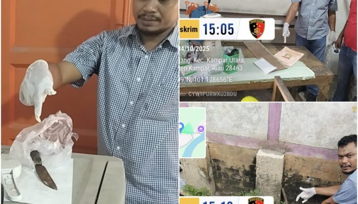 Parang Patah Jadi Petunjuk, Polsek Kampar Ungkap Fakta Baru Kasus Pembunuhan Warisan, Kapolsek Beri Himbauan!