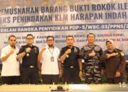 DJBC Riau Tegas Berantas Rokok Ilegal, Musnahkan Barang Bukti Rp12,8 Miliar