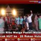 Ratusan Ribu Warga Padati Malam Puncak HUT ke-26 Rokan Hulu, Rayola dan Kotak Guncang Panggung Pesta Rakyat
