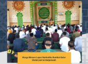 Warga Binaan Lapas Narkotika Rumbai Gelar Sholat Jum’at Berjamaah