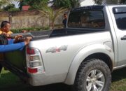 Pos Damkar Kecamatan Tebo Ilir Kembali Berhasil Membantu Evakuasi Mobil Mati Di Jalan Lintas Desa Muaro Ketalo