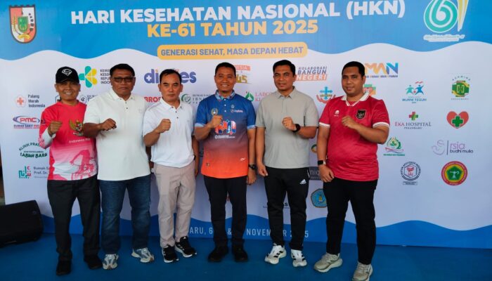 Semarak Peringatan Hari Kesehatan Nasional ke-61 di Stadion Kaharuddin Nasution