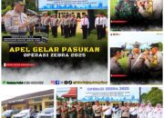 Polres Tanjung Jabung Timur Gelar Apel Pasukan Operasi Zebra Siginjai 2025 “Siap Wujudkan Kamseltibcarlantas Aman, “Nyaman Dan Selamat”
