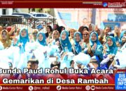 Bunda Paud Rohul Buka Acara Gemarikan di Desa Rambah, Yeni : Mari Biasakan Anak Gemar Makan Ikan