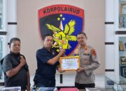 FRIC Jambi Berikan Penghargaan Kepada Dirpolairud Polda Jambi Kombes Pol Agus Tri Waluyo Sebagai Polisi Yang Mengedukasi dan Inspiratif Melalui Program Bermanfaat Bagi Masyakarat