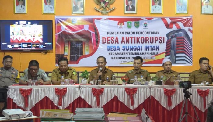 Masuk Penilaian, Desa Sungai Intan Raih Predikat Istimewa, ‘Desa Percontohan Antikorupsi’