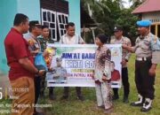 Polsek Pangean dan Patrolikriminal86.com Gelar Jumat Barokah, Salurkan Bantuan untuk Warga Kurang Mampu