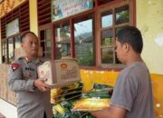 Di Tengah Bencana, Brimob Riau Bawa Harapan : Sembako dan Air Bersih untuk Warga Terdampak