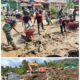 Prajurit TNI AD Kodim 0108/Aceh Tenggara Bergerak Cepat Membantu Warga Memulihkan Kembali Kehidupan Pasca Banjir Bandang