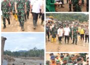 Pangdam I/BB Beserta Rombongan Kunjungi Lokasi Bencana dan Peninjauan Jalan Terputus di Tapanuli Selatan