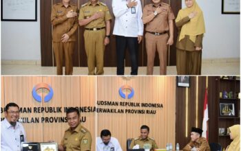 Tingkatkan Pelayanan Publik Yang Cepat Untuk Masyarakat, Bupati Kampar H. Ahmad Yuzar Lakukan Silaturahmi Dengan Kepala Ombudsman RI Perwakilan Riau