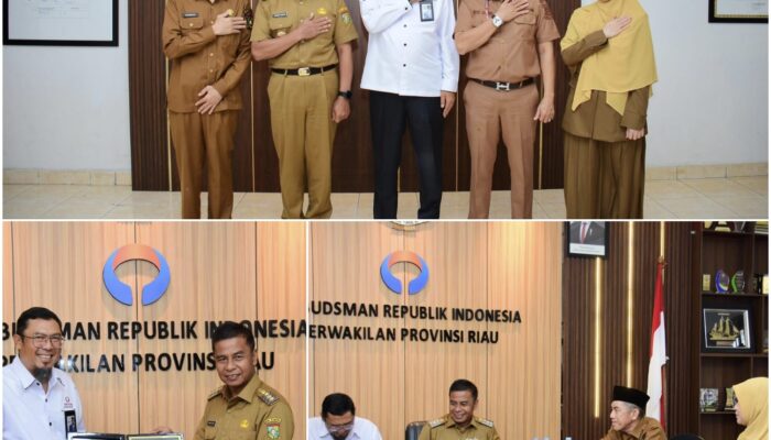 Tingkatkan Pelayanan Publik Yang Cepat Untuk Masyarakat, Bupati Kampar H. Ahmad Yuzar Lakukan Silaturahmi Dengan Kepala Ombudsman RI Perwakilan Riau