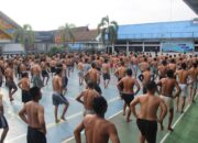 Tak Hanya Berikan Pembinaan Mental, Lapas Pekanbaru Dorong Warga Binaan Hidup Sehat Lewat Senam Pagi