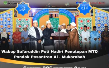 Wabup Syafaruddin Poti Hadiri Penutupan MTQ Pondok Pesantren Al-Mukorobah