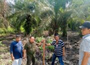 Mediasi di Lokasi Sengketa Lahan Arifin Ahmad, Oknum Anggota Polda Riau Hanya Diizinkan Pasang Patok