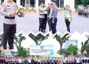 Irwasda Polda Jambi Kombes Pol. Jannus P. Siregar Pimpin Apel Gelar Pasukan Operasi Keselamatan 2026