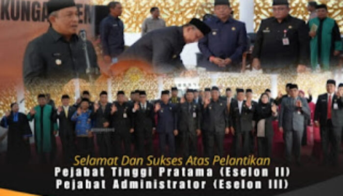 Resmi Dilantik Bupati Anton, Ini Nama-Nama Pejabat Eselon II dan III Pemkab Rokan Hulu