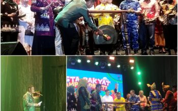 Hujan Gerimis Tak Surutkan Antusias Warga, Pesta Rakyat HUT Kampar ke-76 Pecah di Malam Pembukaan