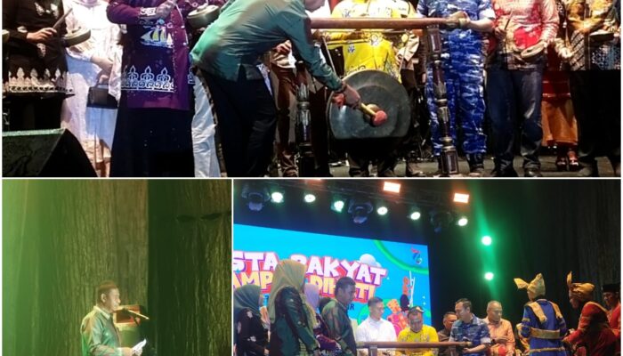 Hujan Gerimis Tak Surutkan Antusias Warga, Pesta Rakyat HUT Kampar ke-76 Pecah di Malam Pembukaan