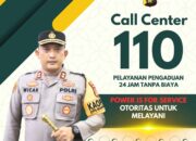Hadir 24 Jam, Kapolres Tanjab Barat Ajak Warga Gunakan Call Center 110 dengan Bijak