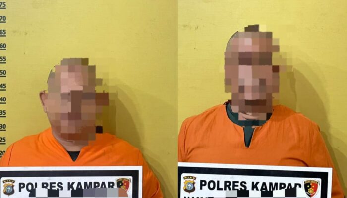 Polres Kampar Tangkap Kades dan Mantan Sekdes Tarai Bangun Terkait Pemalsuan Surat Tanah