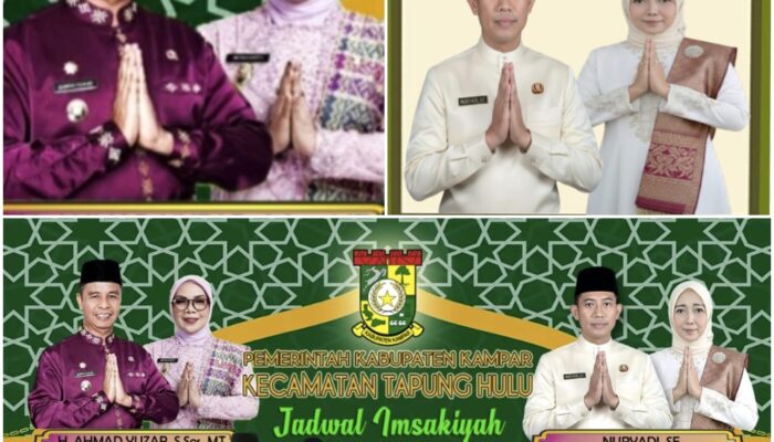 Camat Tapung Hulu Nuryadi, SE dan Ketua TP-PKK Shoumil Fadhlah, ST Sampaikan Ucapan dan Pesan Penuh Makna Sambut Ramadhan 1447 H.