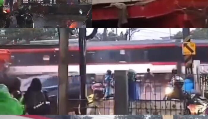 Insiden Kereta Api Jurusan Bandara Soetta Tabrak Truck Kontainer Di Poris, Penumpang Terpaksa Berputar