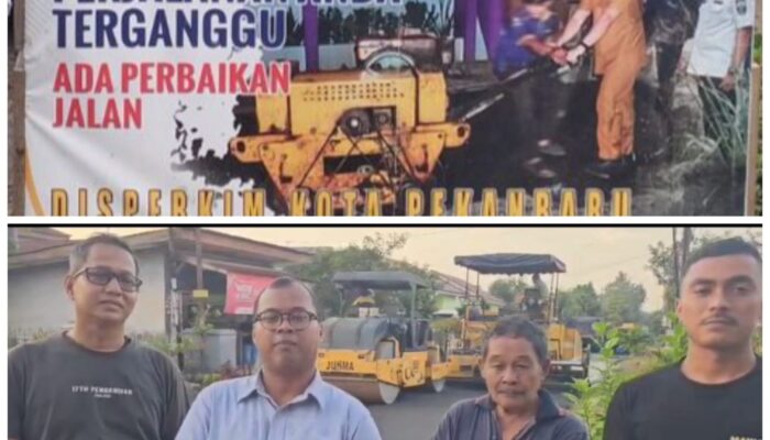 Ucapan Terimakasih Dari Ketua RT Dan Warga RT 02 RW 08, Ketua RT 02 Siswanto : Terimakasih Pak Walikota Pekanbaru H. Agung Nugroho , SE., M.M , Jalan Kami Sekarang Sudah Mulus Dan Nyaman
