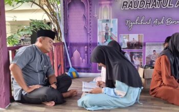 Safari Ramadan Polres Pohuwato: Ngabuburit Ceria dan Ngaji Bareng Kapolres AKBP Busroni serta Wakil Kapolres di Kampung Ramadan Raudhatul Athfal Dengilo