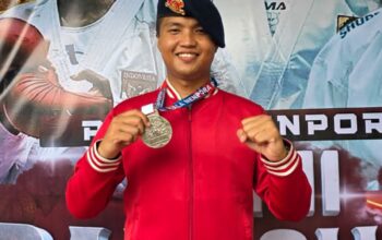 Anggota Gegana Brimob Riau Sabet Perak di Kejurnas Karate Piala Menpora 2026