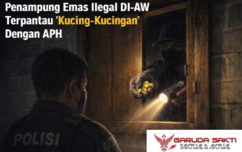 Penampung Emas Ilegal DI-AW Terpantau “Kucing – Kucingan” Dengan APH