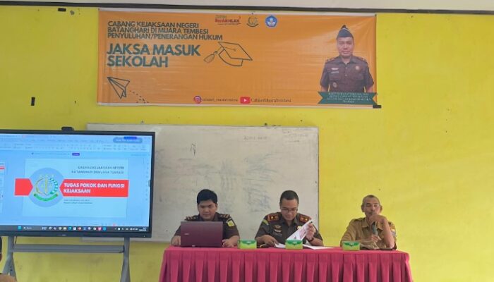 Jaksa Masuk Sekolah, Memberikan Edukasi Serta Penyampaian Tentang Tupoksi Kejaksaan Dan Bullying