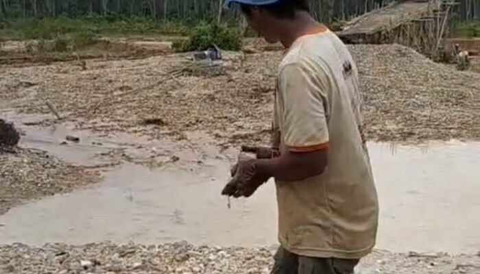 Warga Laporkan Dugaan Aktivitas PETI di Desa Rawang Ogung ke Polres Kuansing, Lingkungan Disebut Tercemar