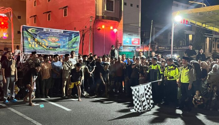 Fun Night Run Green Policing, Wadah Kreatif Remaja Rohil Jaga Lingkungan dan Kamtibmas Jelang Idul Fitri
