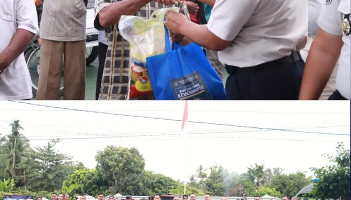 Berkah Ramadan, Lapas Pasir Pangarayan Salurkan Bansos kepada Pejuang Rupiah