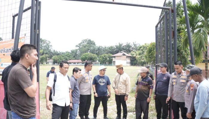 Bupati Kampar Tinjau Kesiapan Peresmian Jembatan Merah Putih Presisi di Desa Gobah