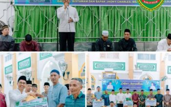 Wakil Bupati Rohil Jhony Charles Gelar Safari Ramadan di Simpang Kanan, Salurkan Bantuan untuk 8 Mushola