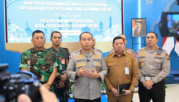 Hadapi Mudik Lebaran 2026, Polda Riau Gelar Rakor Operasi Ketupat