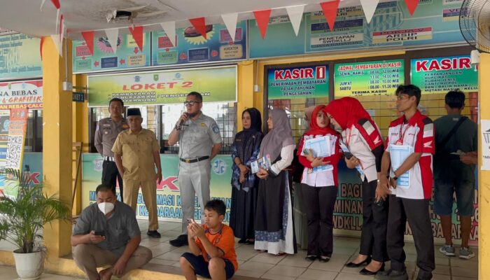 Samsat Bangkinang Gelar Service Motor dan Diskon Spare Part untuk Wajib Pajak Dukung Ops Ketupat Lancang Kuning 2026