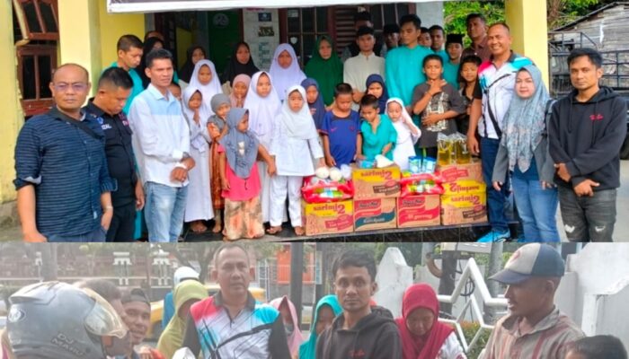 Media Online FaktaWicara.id Berikan Paket Sembako dan Santunan Ke Panti Asuhan Al- Ikhlas Serta Paket Nasi Kotak Menjelang Berbuka Kepada Kaum Dhuafa Di Bulan Suci Ramadhan 