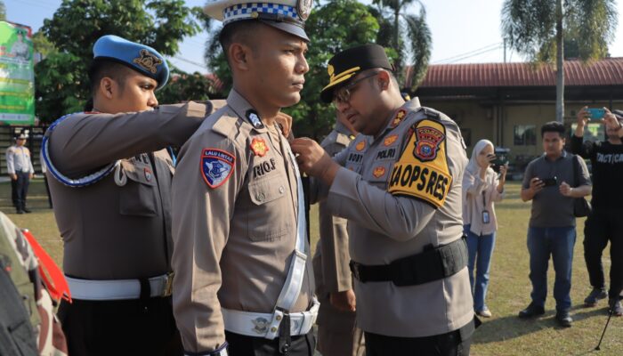 Polres Kampar Gelar Apel Siaga Operasi Lancang Kuning 2026, Perkuat Pengamanan Mudik Lebaran