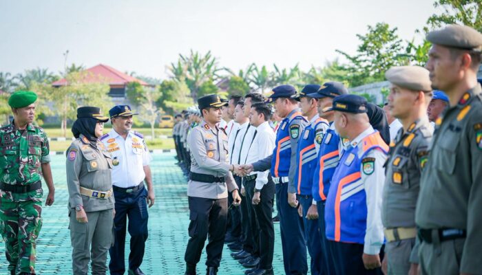 Operasi Ketupat Lancang Kuning 2026 Resmi Dimulai, Polres Rokan Hulu Siap Kawal Mudik Aman