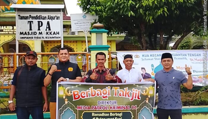 Direktur PT Jas Gemilang Nusantara Jasriadi ST Berbagi Takjil dan Buka Puasa Bersama