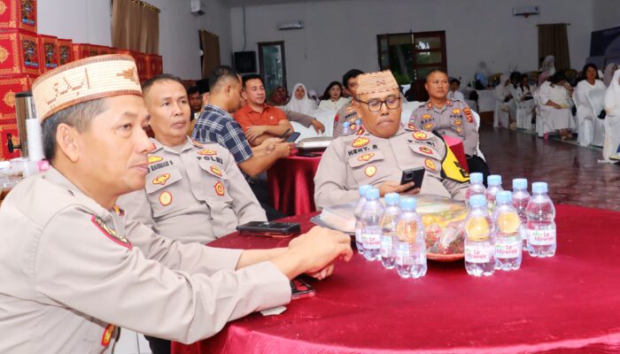 Kapolres Pohuwato AKBP Busroni, S.I.K Pimpin Doa Bersama Polri-Bhayangkari Doakan Keselamatan Ops Ketupat Otanaha 2026.