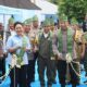 Dankorbrimob dampingi Kapolri Peresmian 27 Jembatan Merah Putih Presisi Tahap I dan Ground Breaking 83 Jembatan Tahap II di Kampar