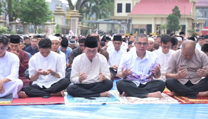 Polda Jambi Gelar Shalat Idul Fitri 1447 H, Berlangsung Khidmat Dan Penuh Kebersamaan